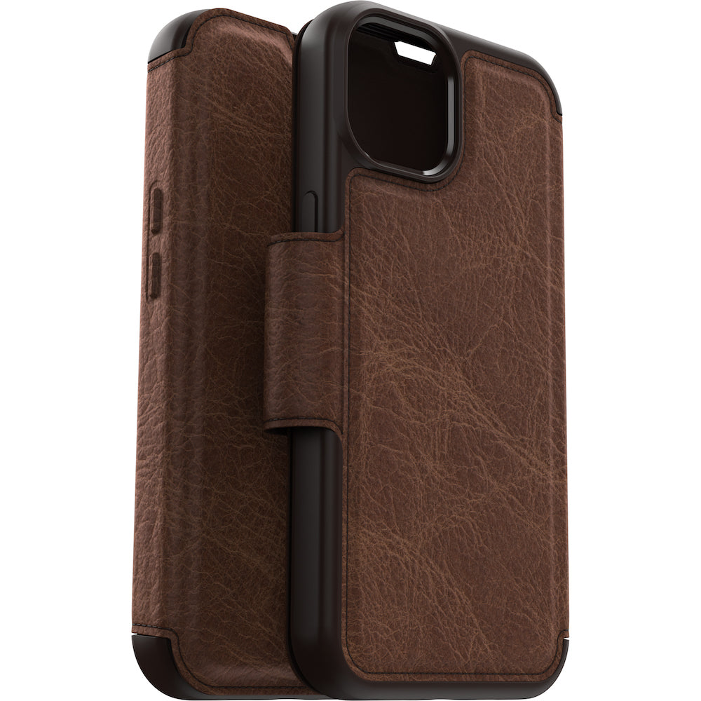 OtterBox Strada Case - For iPhone 14 (6.1") - Espresso
