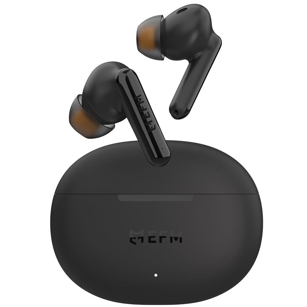 EFM Boston TWS Earbuds - With Wireless Charging - Black