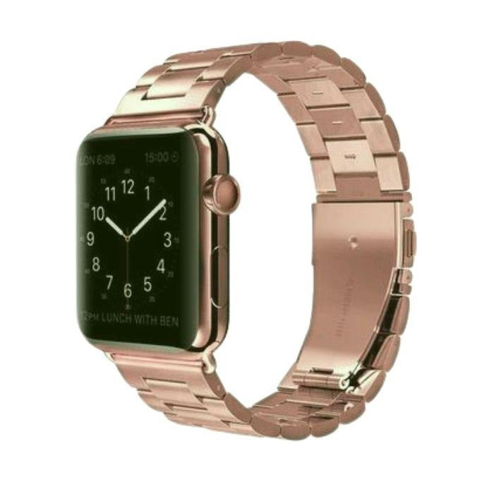 Mercury Apple Metal Watch Band for 42mm - Rose Gold