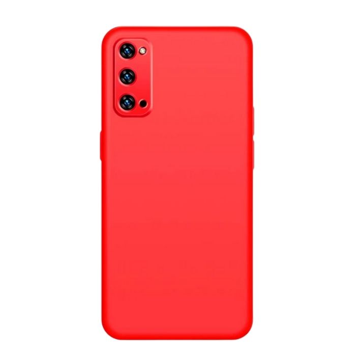 Silicone Case for Oppo Reno4 5G - Red