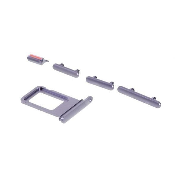Sim Tray with Side Buttons for iPhone 11 - Purple