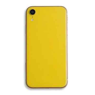 Back Housing with Small Parts for iPhone XR (GENERIC) - Yellow