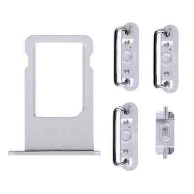 Sim Tray and Button Set for iPhone 6S Plus (5.5") - Silver