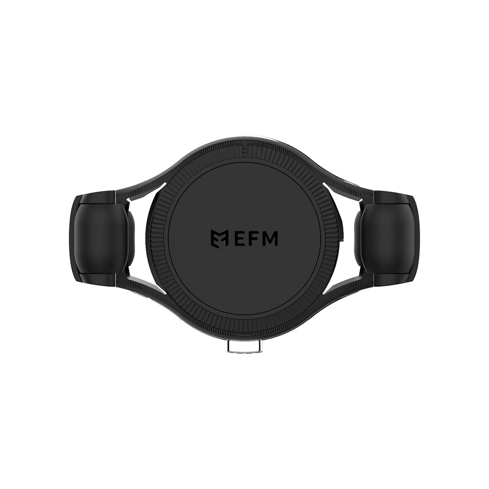 EFM 15W Wireless Car Vent Mount Charger - With 18W Car Charger - Graphite