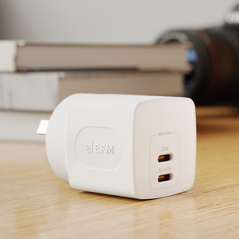 EFM 48W GaN Wall Charger - With Power Delivery and PPS
