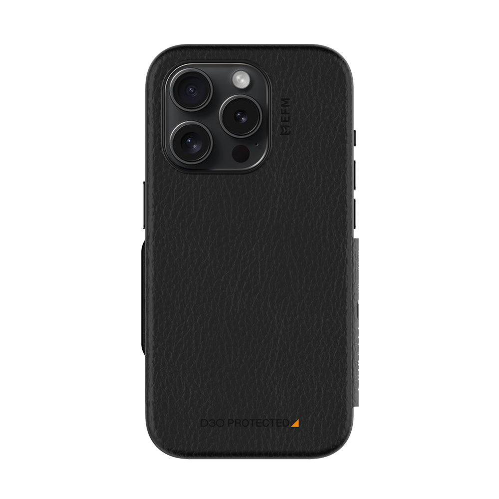 EFM Monaco Wallet Case Armour with D3O 5G Signal Plus Technology - For iPhone 15 Pro