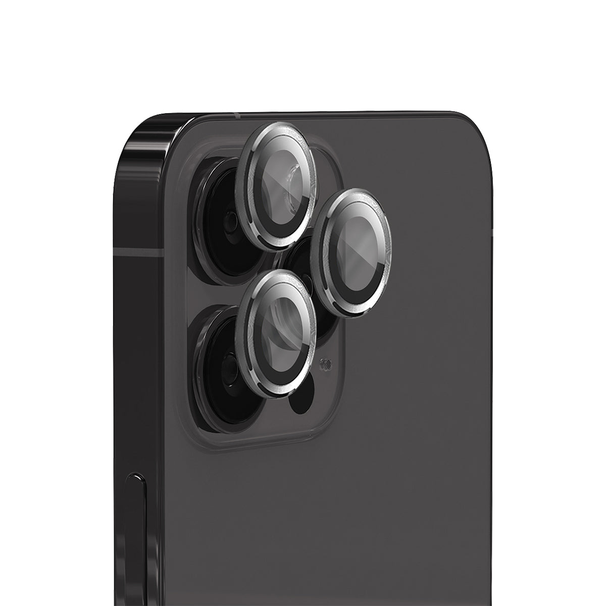 EFM Camera Lens Armour - For iPhone 16 Pro / 16 Pro Max - Carbon