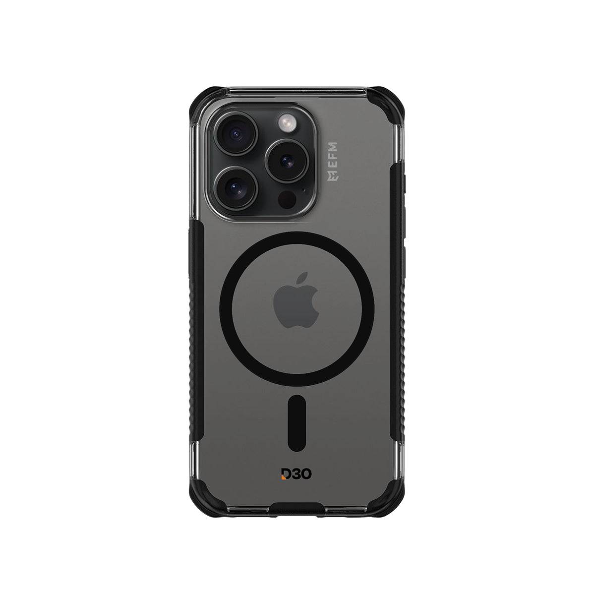 EFM Cayman Case with D3O Bio - For iPhone 16 - Carbon