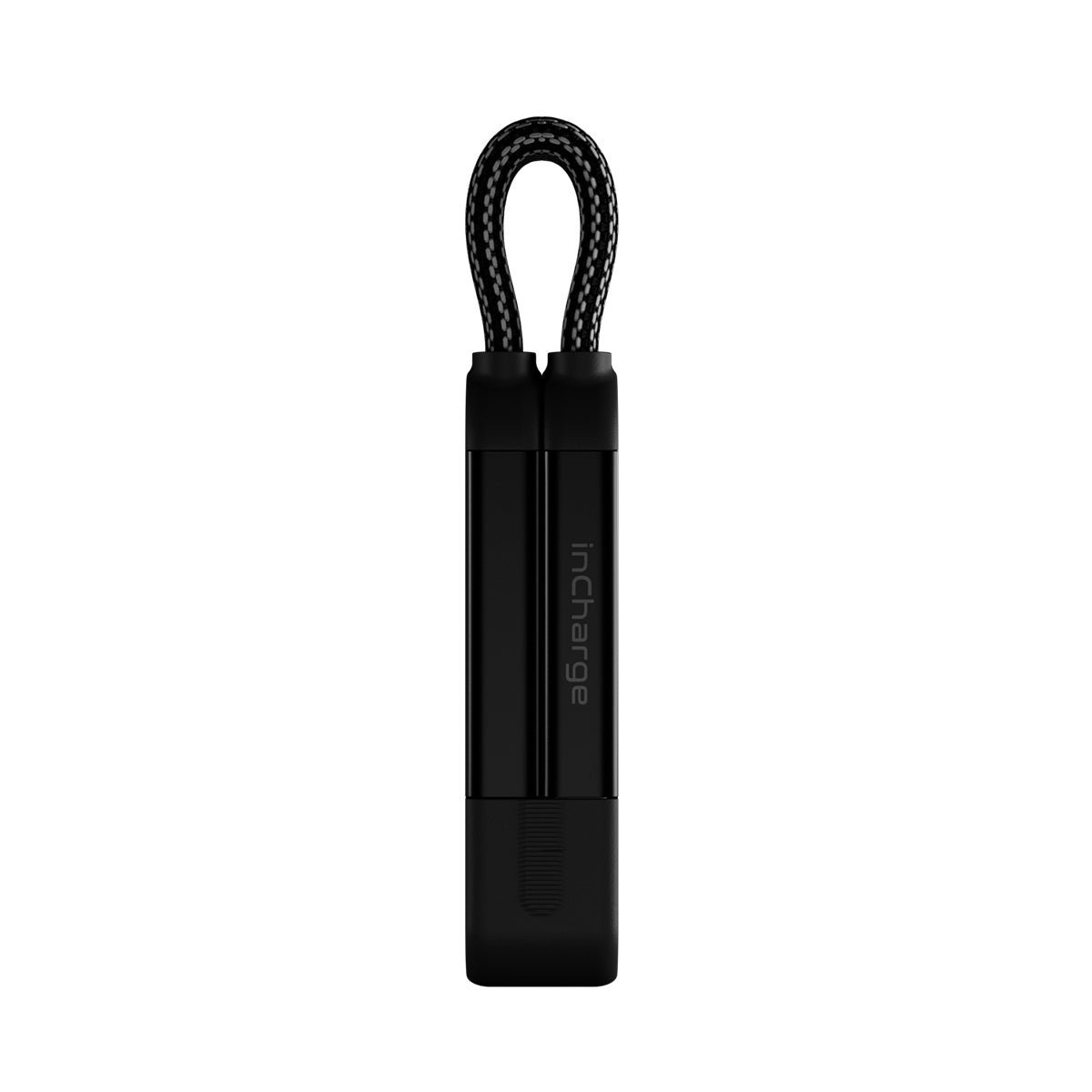 Rolling Square inCharge X - 100W 6 in 1 Keyring Cable - Lava Black