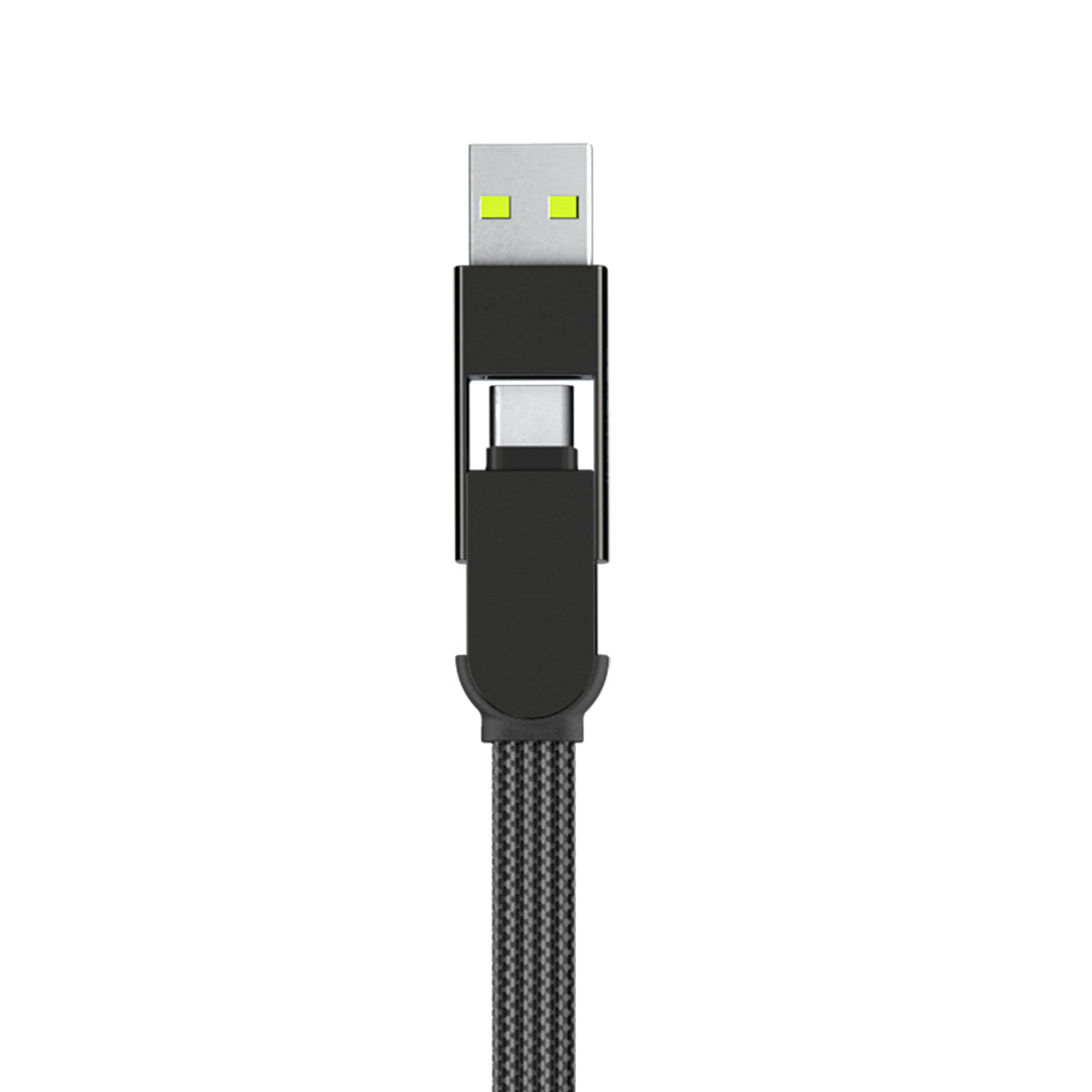 Rolling Square inCharge XL - 100W 6 in 1 Travel Charging Cable - 3M- Urban Black