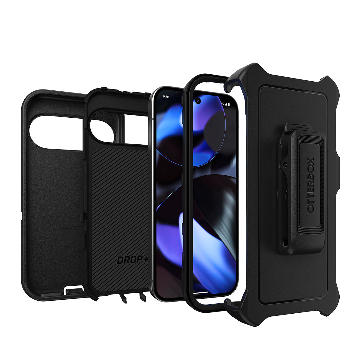 Otterbox Defender Case - For Google Pixel 9/9 Pro - Black