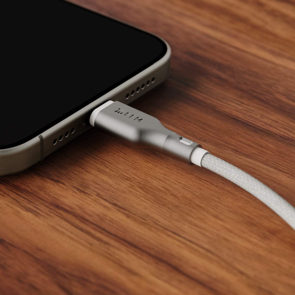 EFM Mag-Coil USB-C to USB-C Cable - With Magnetic Self-Coiling Cable Management 2M