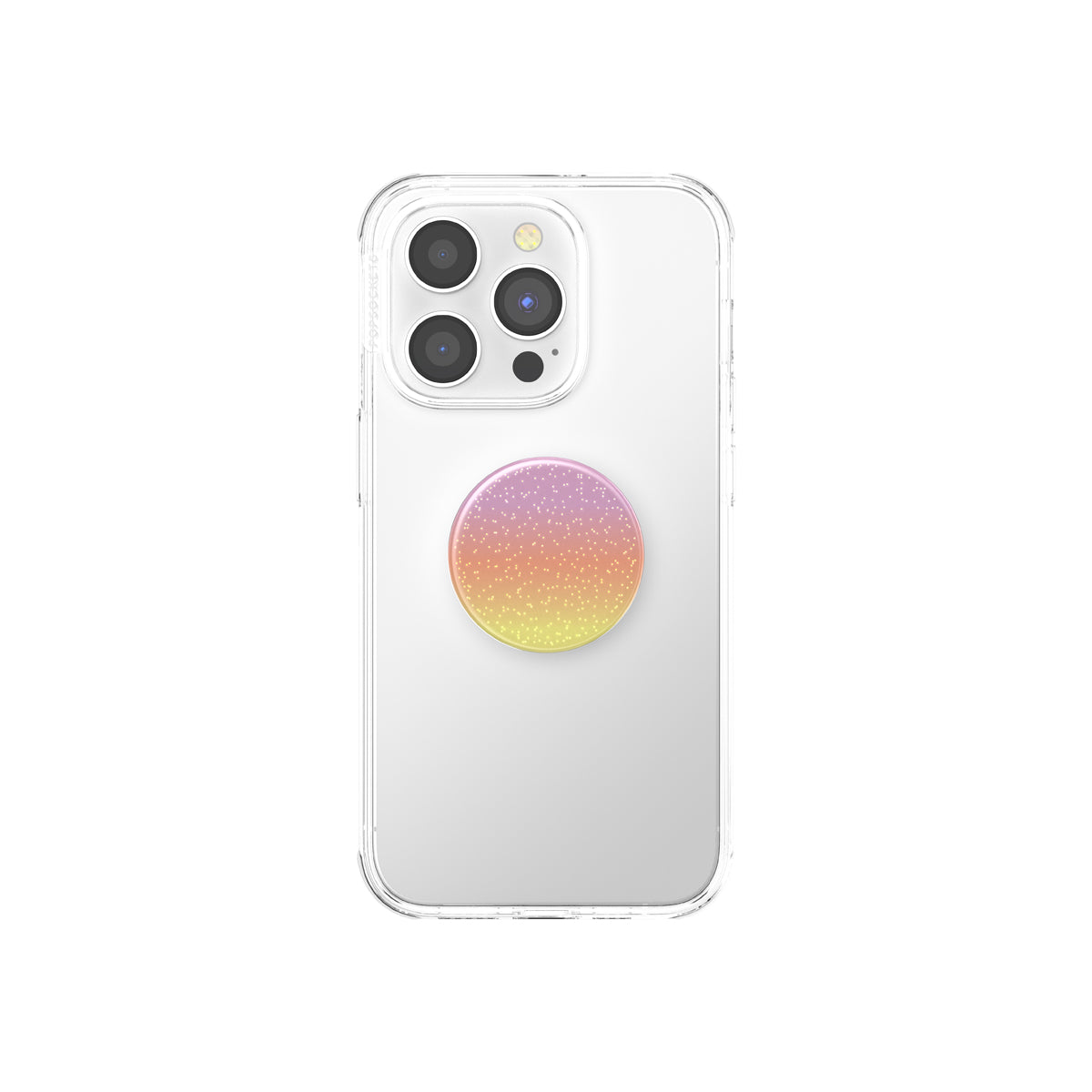 PopSockets Universal PopGrip - Glitter Aura Sunrise