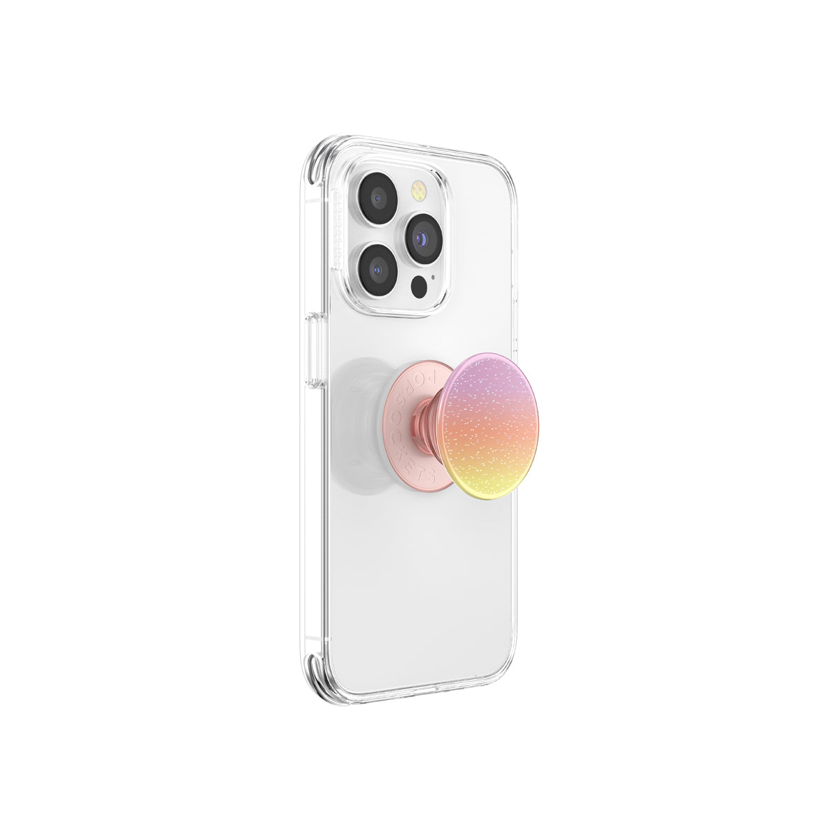 PopSockets Universal PopGrip - Glitter Aura Sunrise