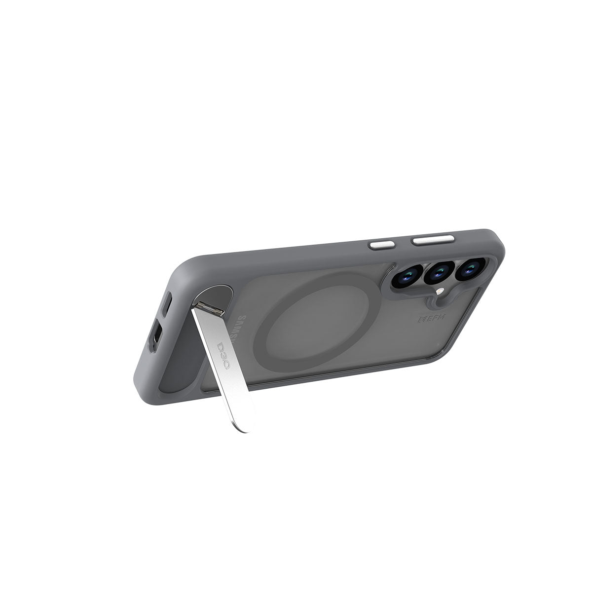 EFM Alta Case with D3O BIO - For Samsung Galaxy S25 - Grey/ Clear
