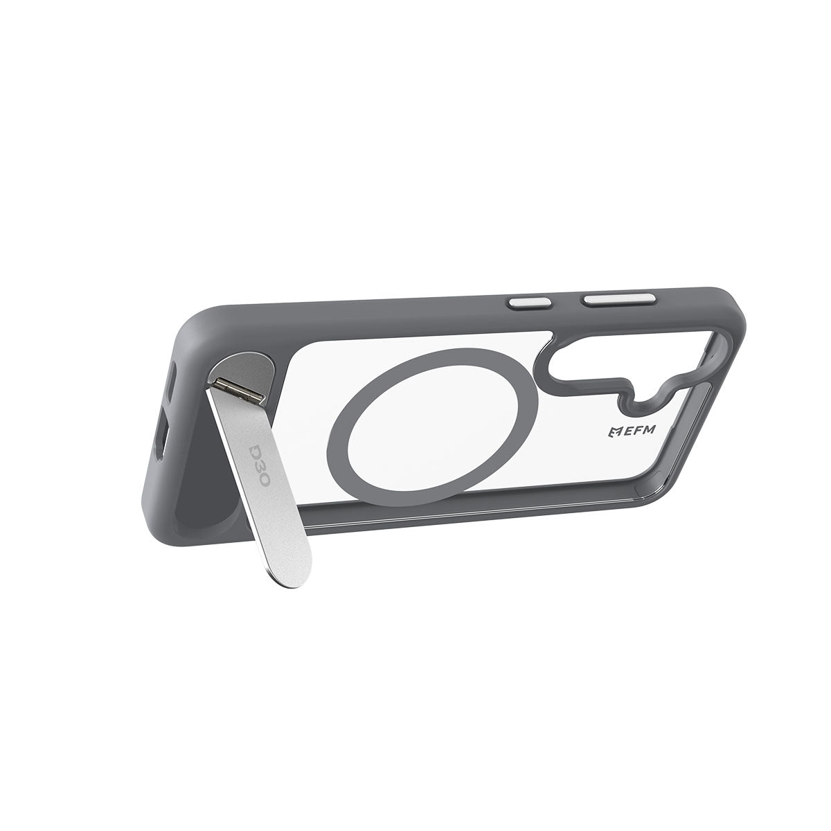 EFM Alta Case with D3O BIO - For Samsung Galaxy S25 - Grey/ Clear