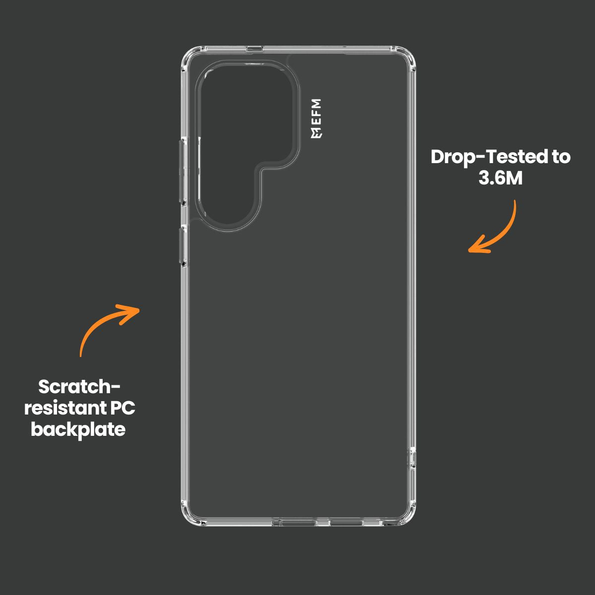 EFM Zurich Case Armour - For Samsung Galaxy S25 - Clear