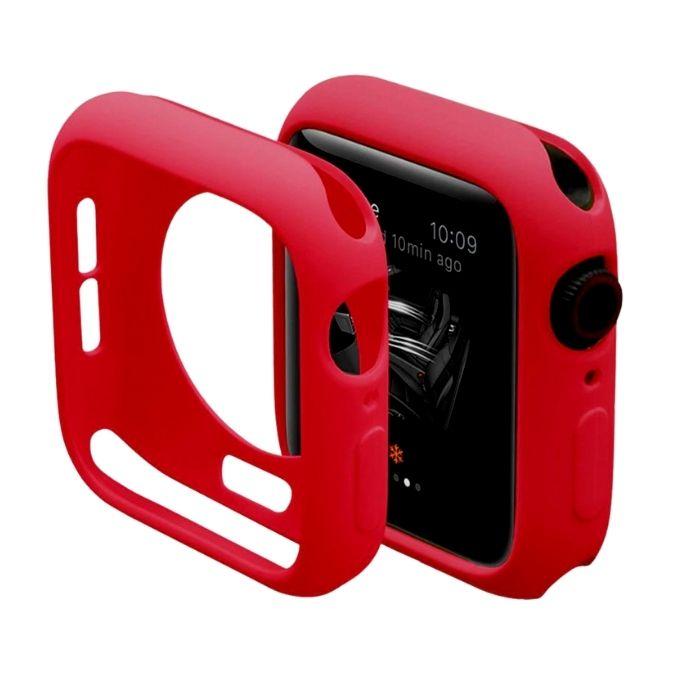 Silicone Case for Apple Watch Case - 40mm - Red