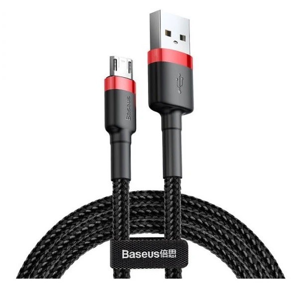 Baseus Cafule Micro USB Cable 2.4A 1M Red/Black