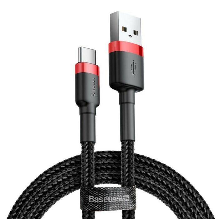 Baseus Cafule Type-C USB Cable - 3m - Red/Black