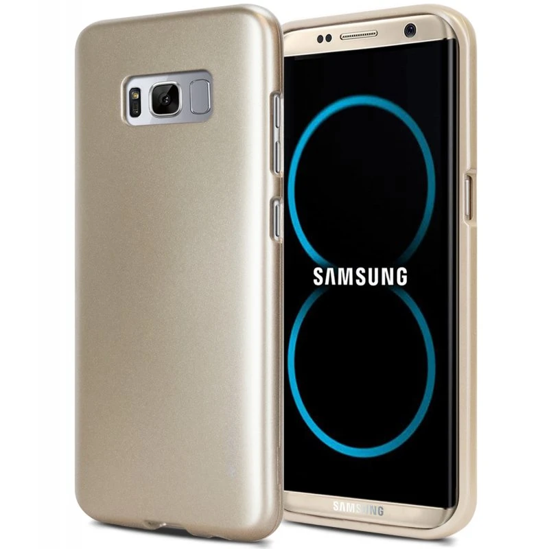 Mercury Jelly Case for Samsung Galaxy S8 Plus - Metal Gold