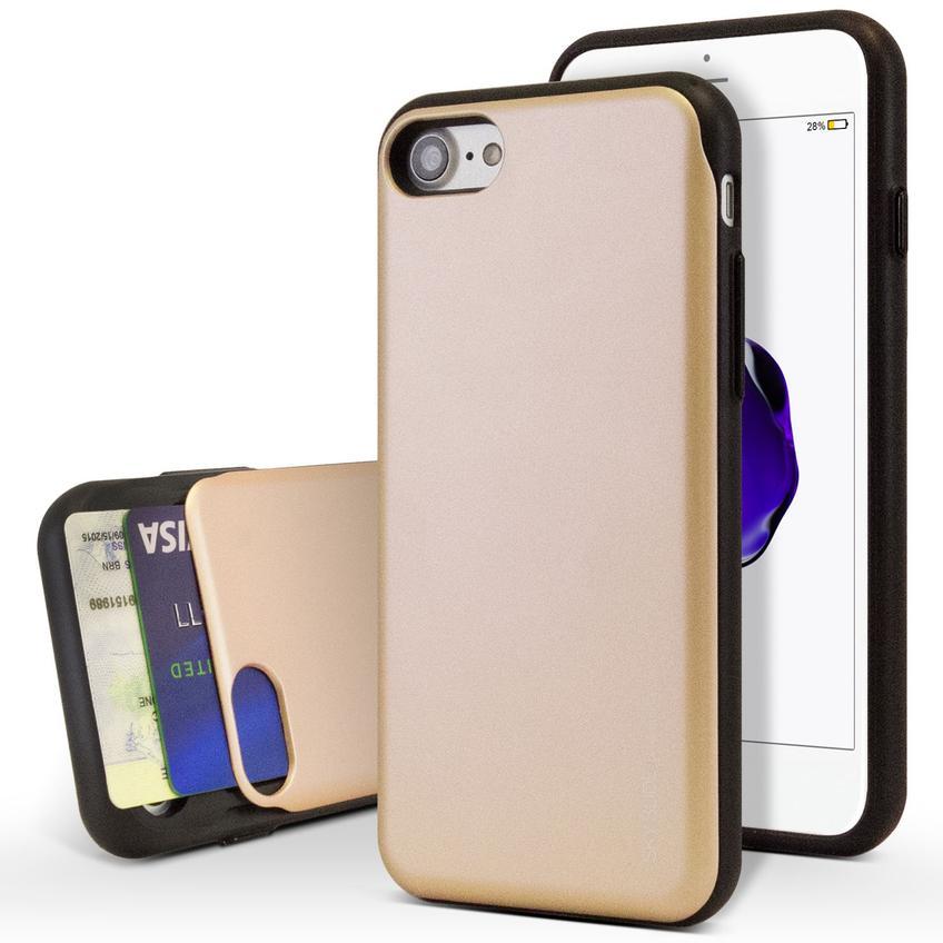 Mercury Sky Slide Bumper Case for iPhone XS Max - Gold