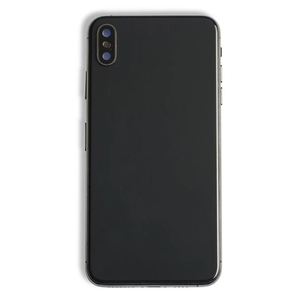 Back Housing with Small Parts for iPhone XS Max (GENERIC) - Black