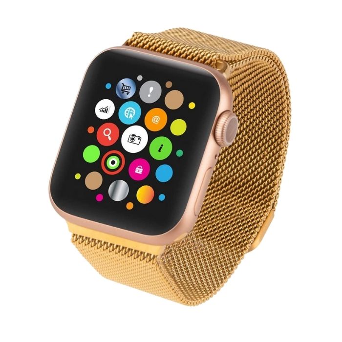 Mercury Apple Mesh Watch Band for 38mm - Gold
