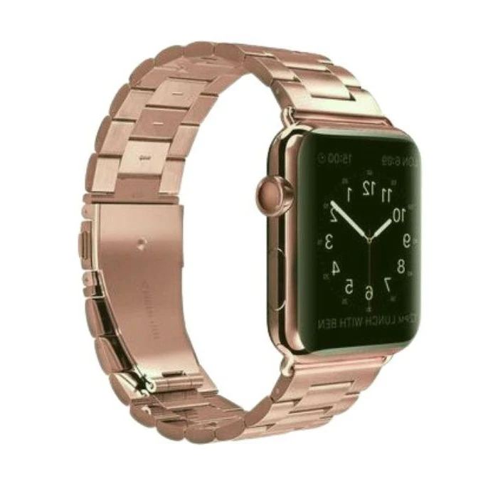 Mercury Apple Metal Watch Band for 40mm - Rose Gold