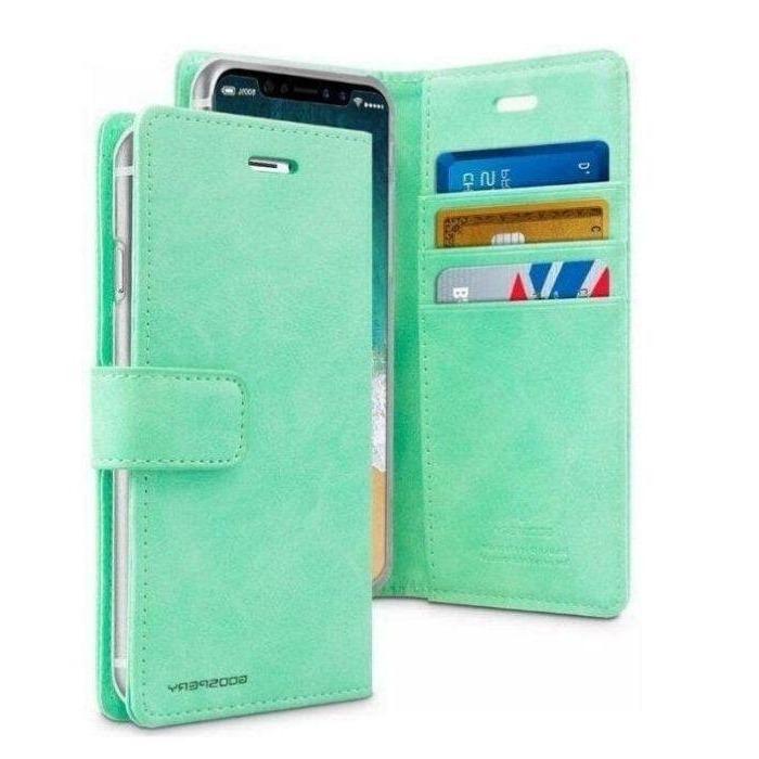 Mercury Blue Moon Diary Case for iPhone 13/14 - Mint