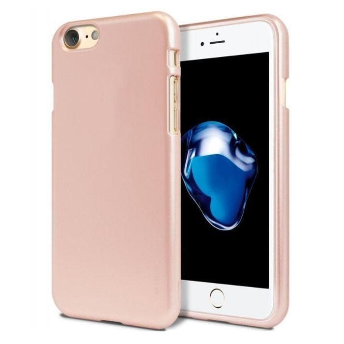 Mercury Jelly Case for iPhone 6/6s Plus - Metal Rose Gold