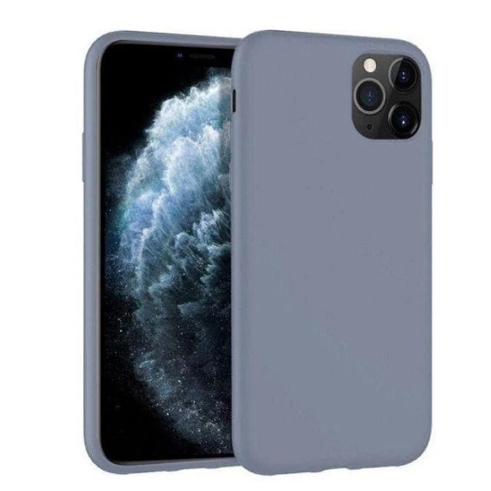 Mercury Silicone Case for iPhone 13 Pro Max - Lavender Gray