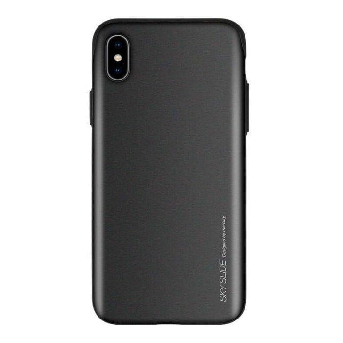 Mercury Sky Slide Bumper Case for iPhone XS Max - Black