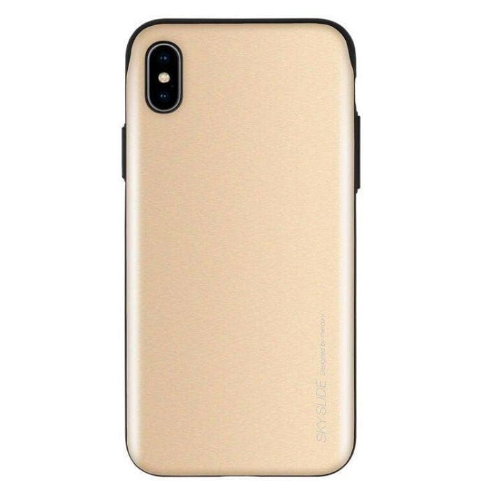 Mercury Sky Slide Bumper Case for iPhone X/XS - Gold