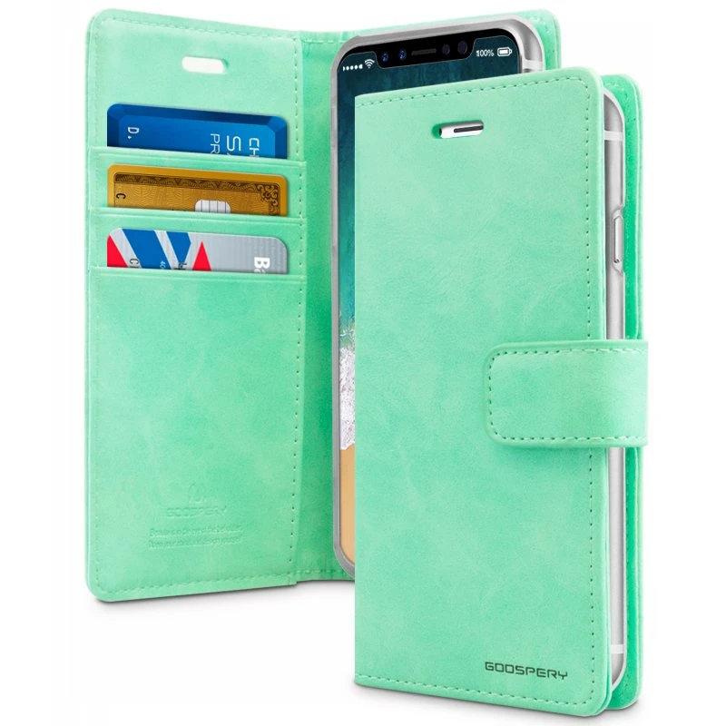 Mercury Blue Moon Diary Case for iPhone 11 Pro - Mint
