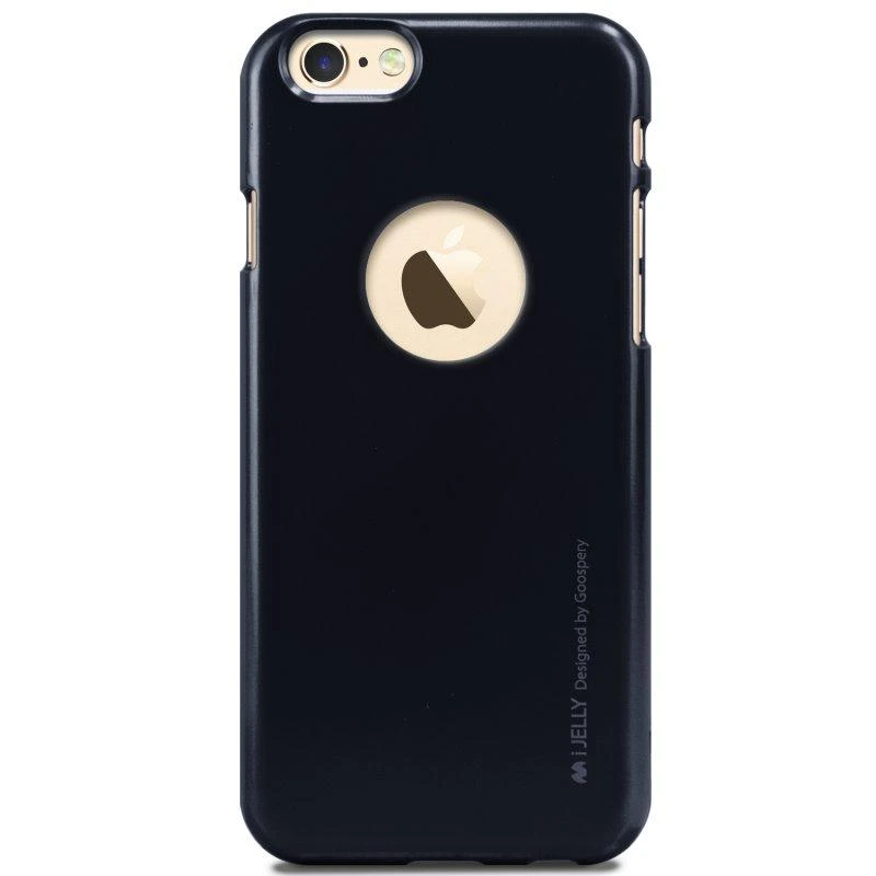 Mercury Jelly Case for iPhone 6/6s Plus - Metal Dark Navy