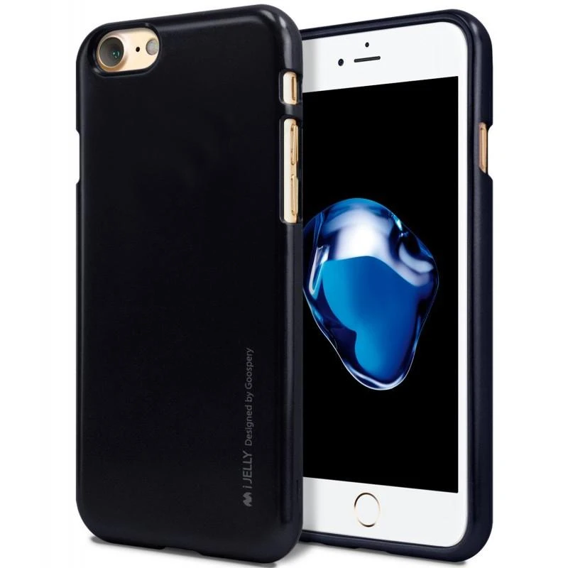 Mercury Jelly Case for iPhone 6/6s Plus - Metal Dark Navy