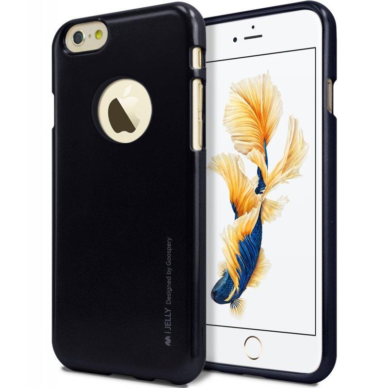 Mercury Jelly Case for iPhone 6/6s Plus - Metal Dark Navy