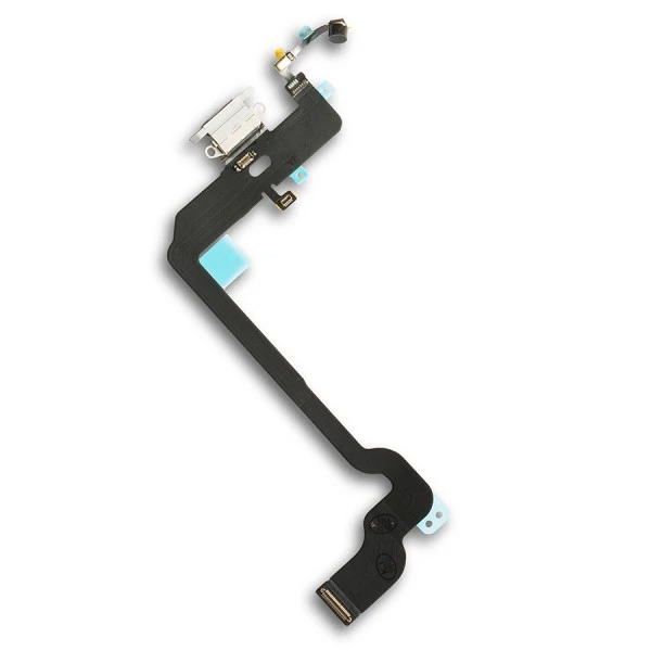Charging Port Flex Cable for iPhone XS - Silver