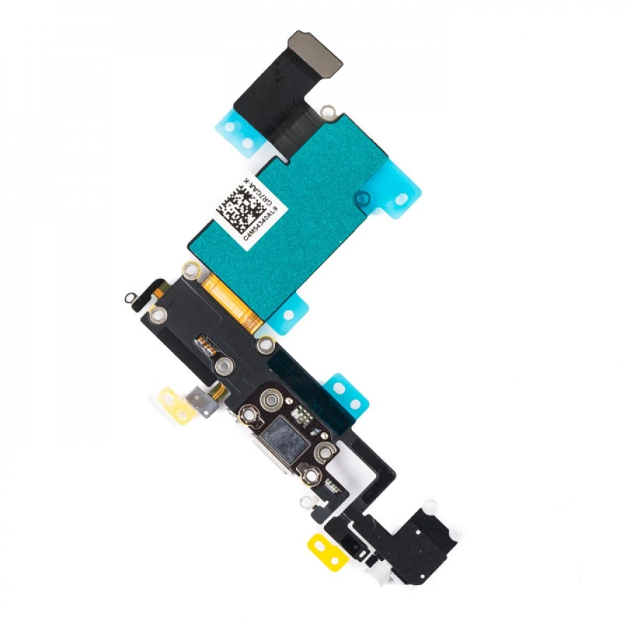 Charging Port & Headphone Jack Flex Cable for iPhone 6S Plus (5.5") - Light Grey