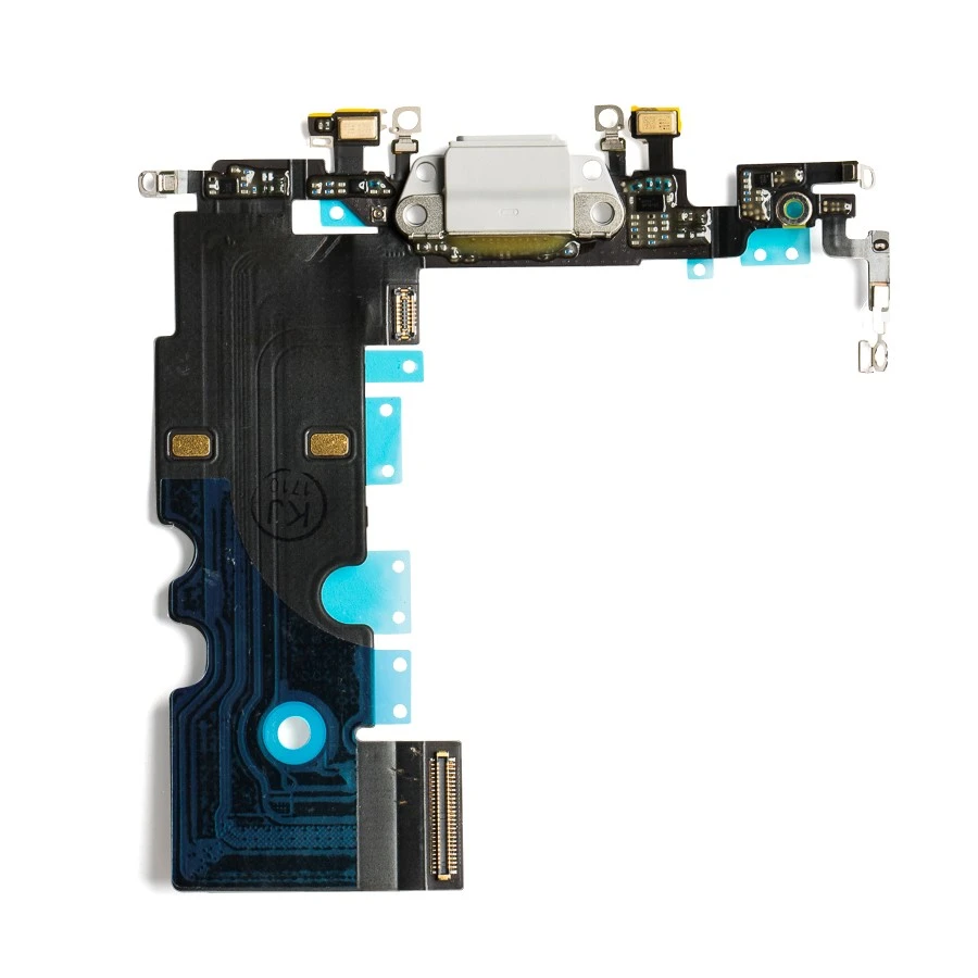 Charging Port Headphone Jack Flex Cable for iPhone 8 (4.7") - Silver