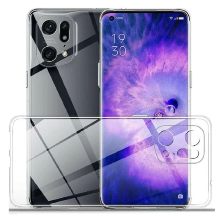 Silicone Case for Oppo Find X5 Pro - Clear