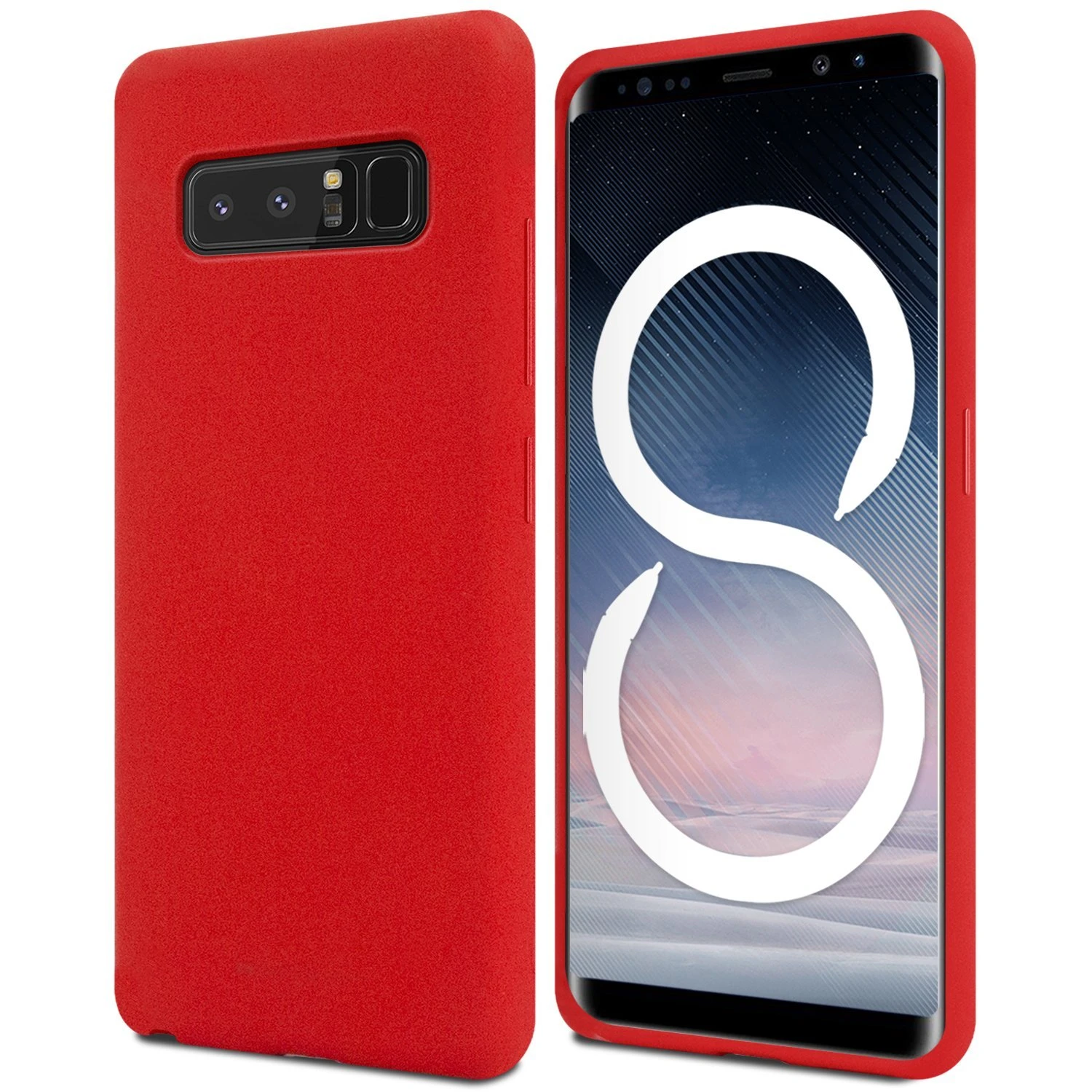 Mercury Soft Feeling Case for Samsung Galaxy Note 8 - Red