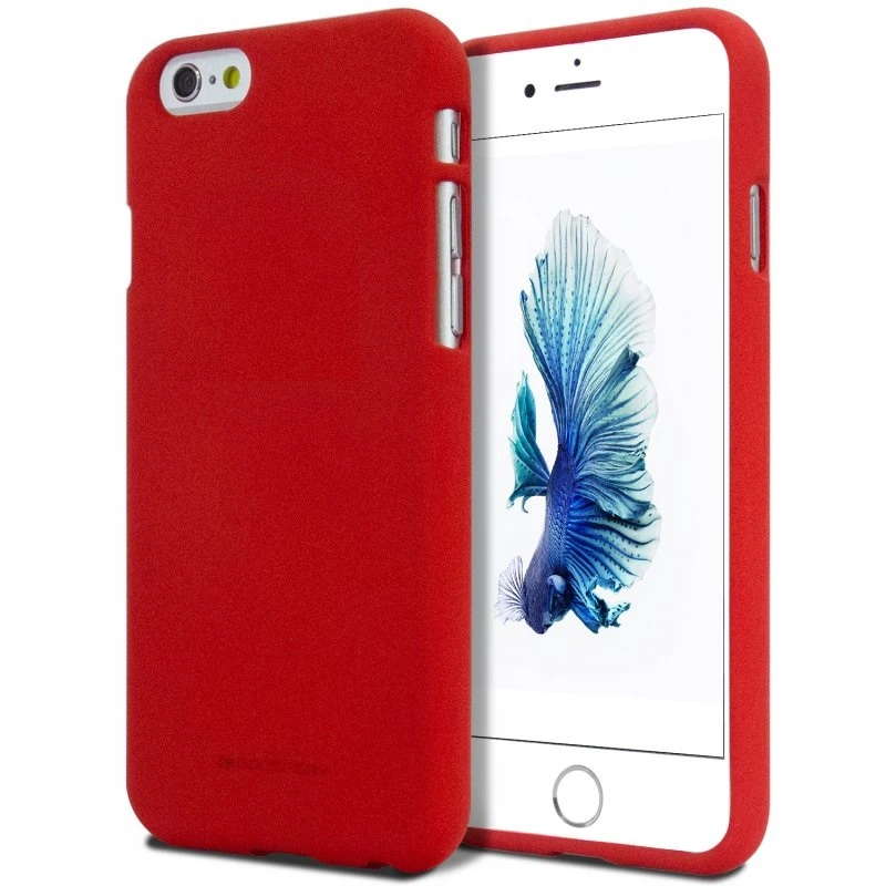 Mercury Soft Feeling Case for iPhone 5/5s/SE - Red