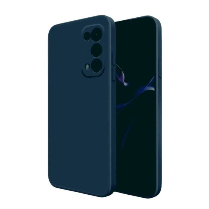 Silicone Case for Oppo Find X2 Pro - Dark Blue