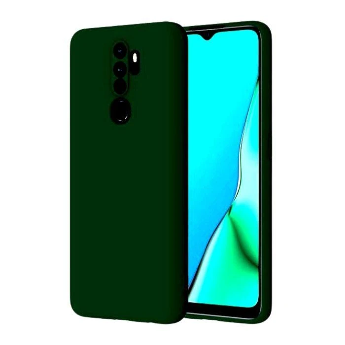 Silicone Case for Oppo Reno - Dark Green