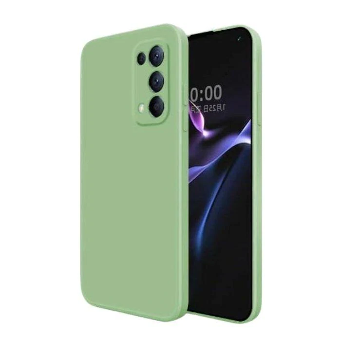 Silicone Case for Oppo Reno4 5G - Light Green