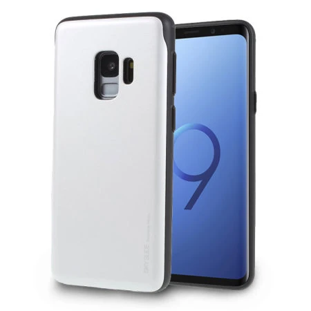 Mercury Sky Slide Bumper Case for Samsung Galaxy S9 Plus - Silver