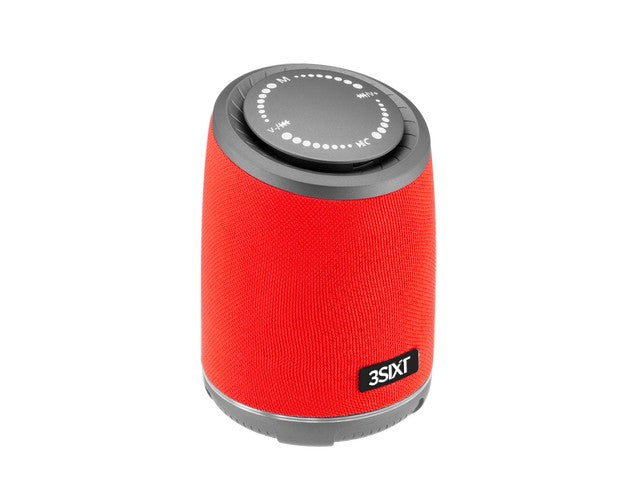 3sixT Fury Wireless Speaker LED / Touch 10W - Red