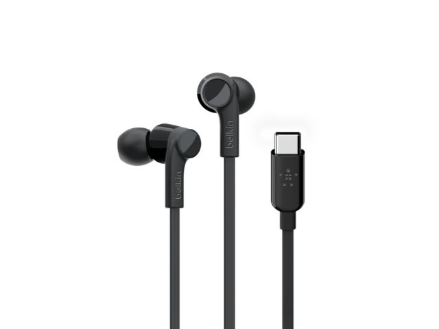 Belkin USB-C In-Ear Headphones Black